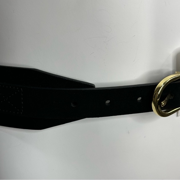 NWT J. Crew Sueded Black Belt S/M 30”-35” jcrew - Picture 3 of 7